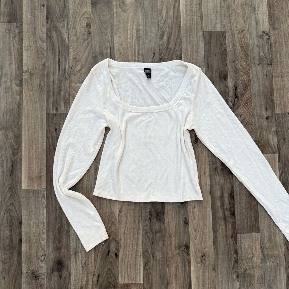 Wild Fable White Long Sleeve Top